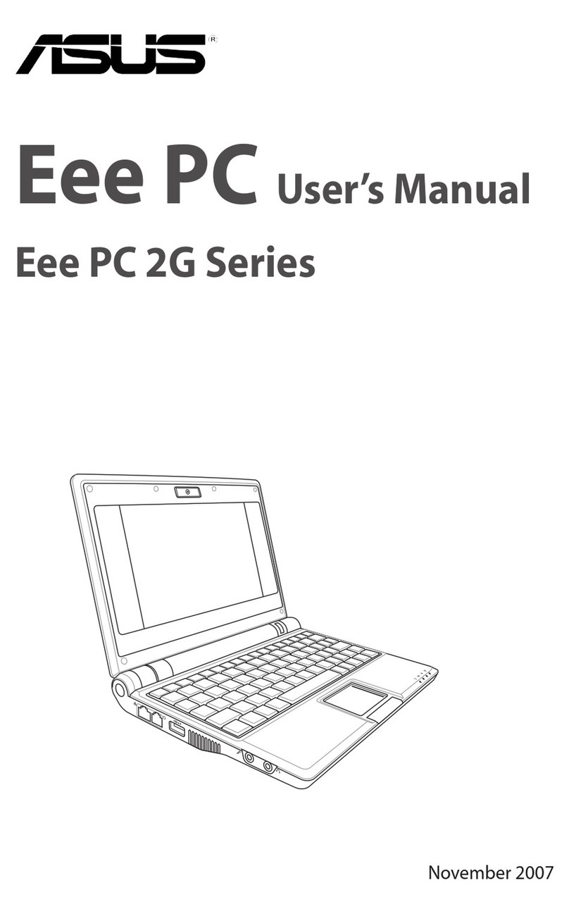 Asus Eee PC 2G Series Manuel utilisateur