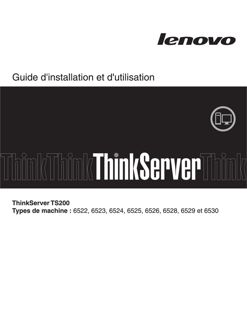 Lenovo ThinkServer TS200 Manuel de service