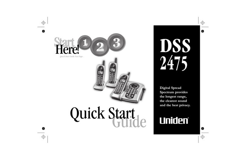 Uniden DSS 2475 Manuel utilisateur