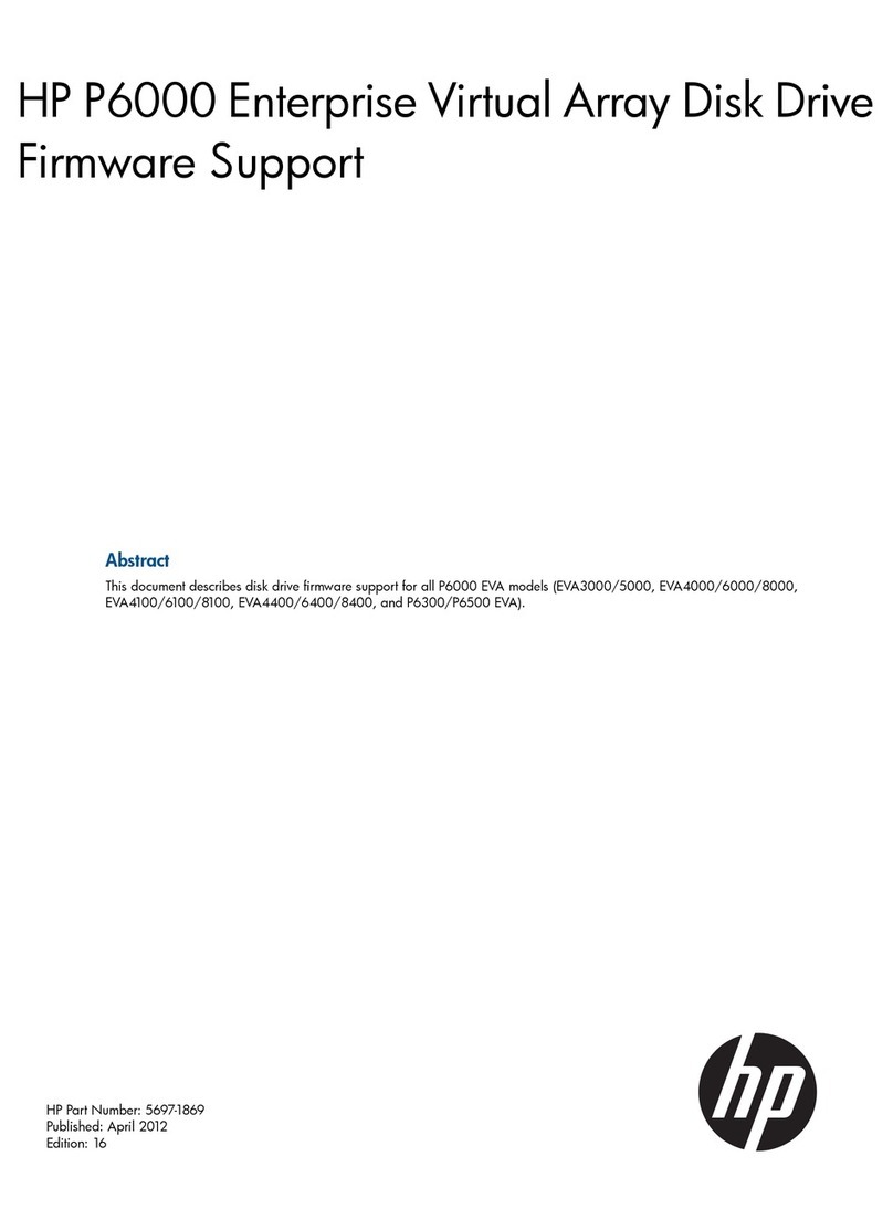 HP EVA P6000 Manuel d'utilisation et d'entretien