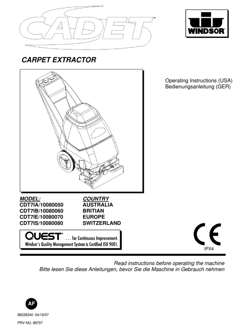 Windsor CDT7IA/10080050 Manuel utilisateur