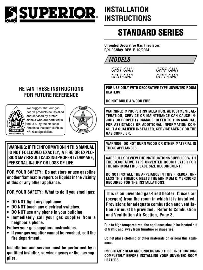 Superior CFPF-CMN Manuel utilisateur