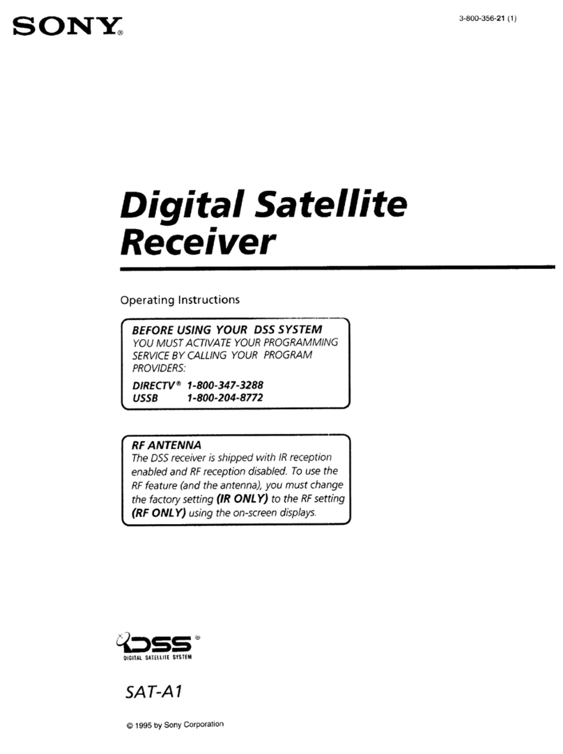 Sony DSS SAT-A1 Manuel utilisateur