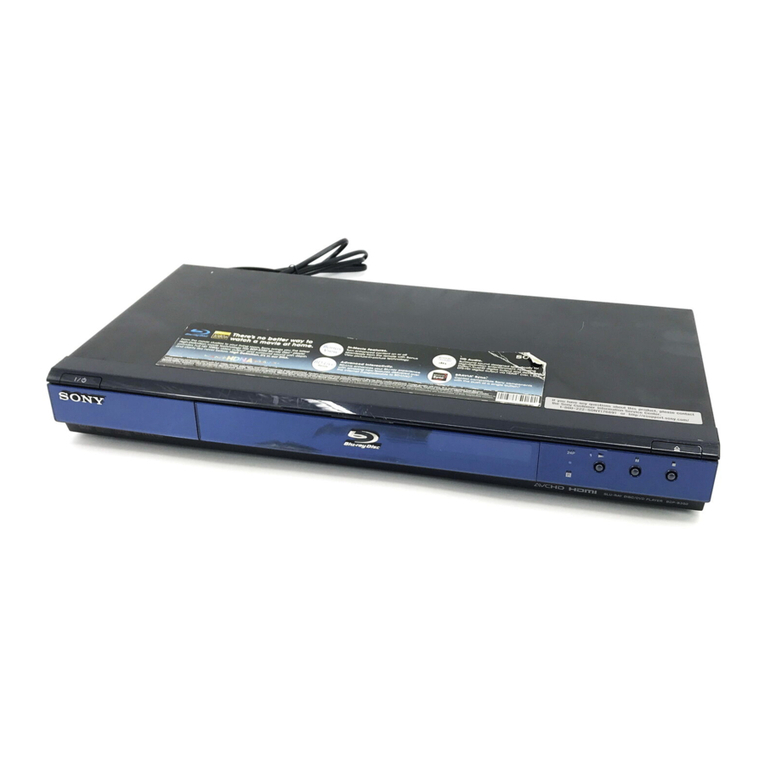Sony Blue ray Disc  BDP-S350 Manuel utilisateur