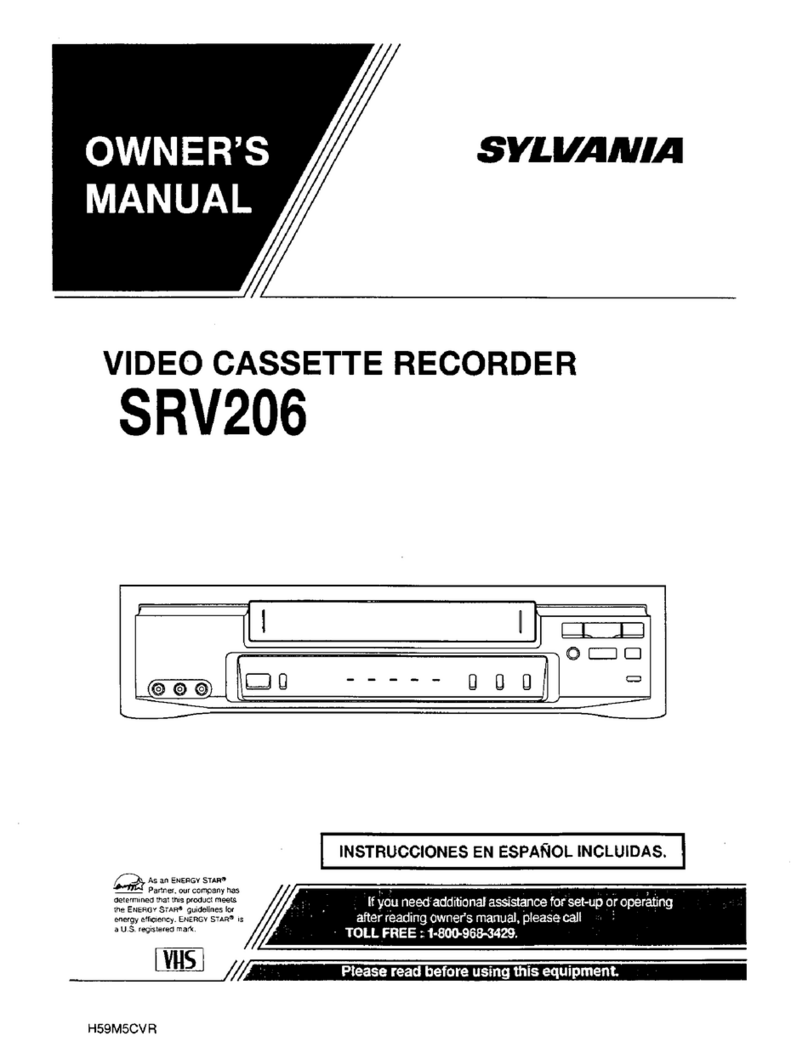 Sylvania SRV206 Manuel utilisateur Sylvania SRV206 Manuel utilisateur