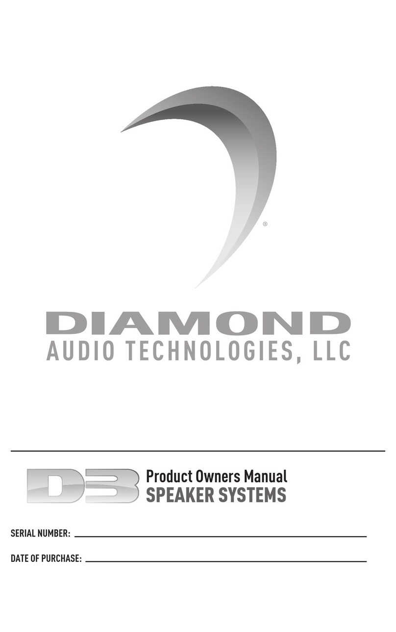 Diamond Audio Technology D342i Manuel utilisateur
