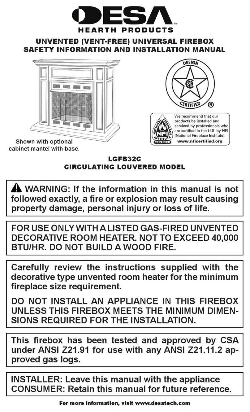 Desa LGFB32C Instructions originales