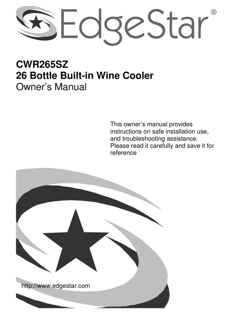 EdgeStar CWR265SZ Manuel utilisateur