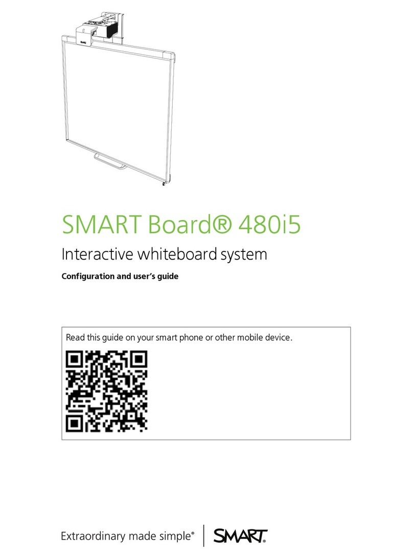 Smart Technologies SMART Board 480i5 Manuel utilisateur