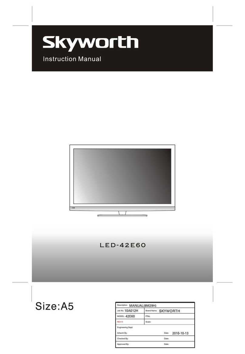 Skyworth LED-42E60 Manuel utilisateur