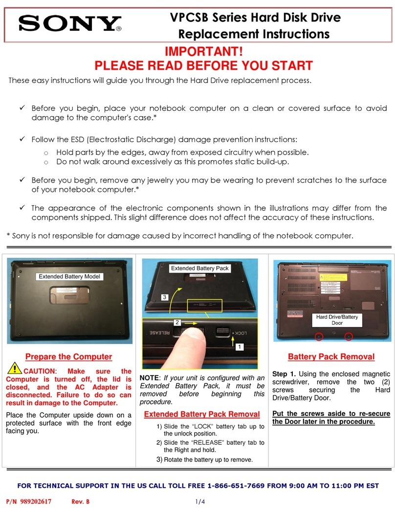 Sony VPCSB Series Mode d’emploi