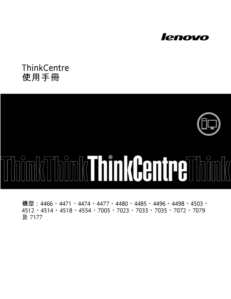 Lenovo ThinkCentre M91 Manuel utilisateur