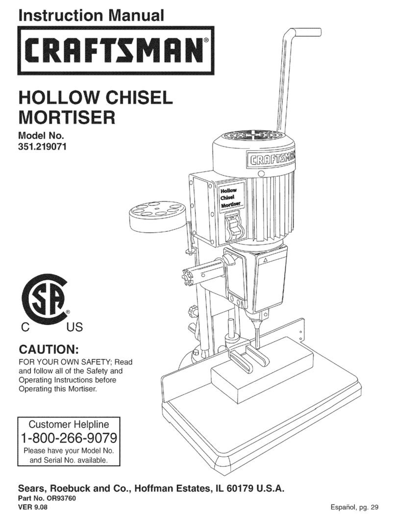 Craftsman 351.219071 Manuel utilisateur