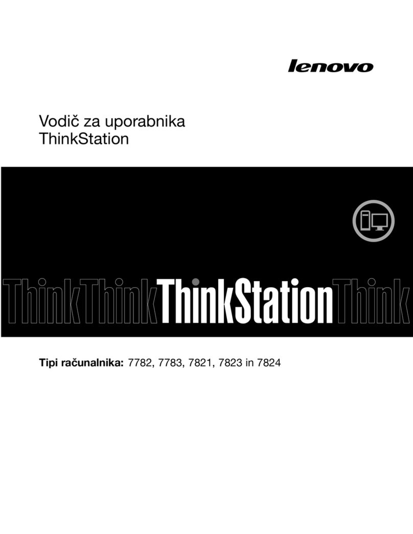 Lenovo ThinkStation E30 Mode d’emploi