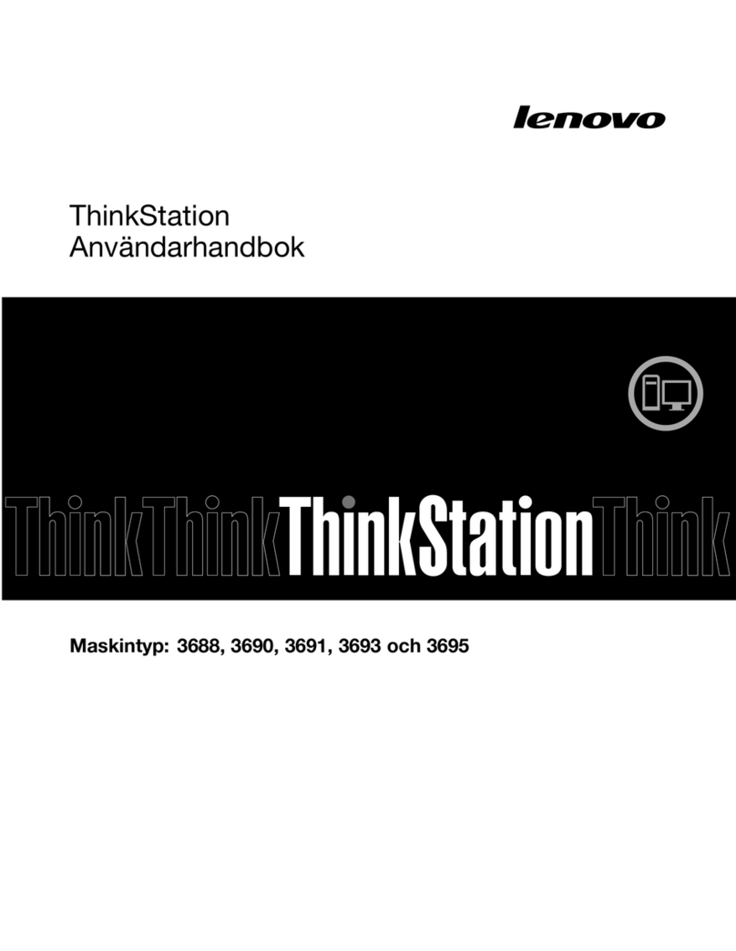 Lenovo ThinkStation E31 Manuel utilisateur