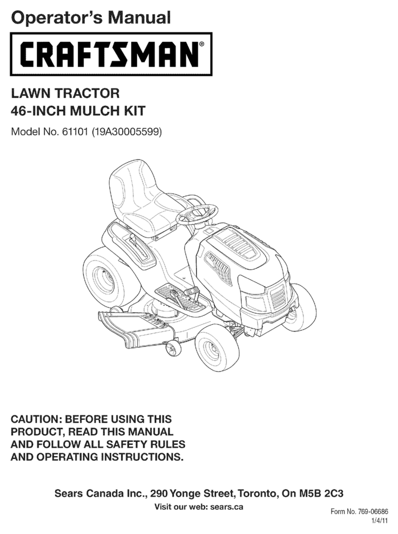 Craftsman 61101 Manuel utilisateur
