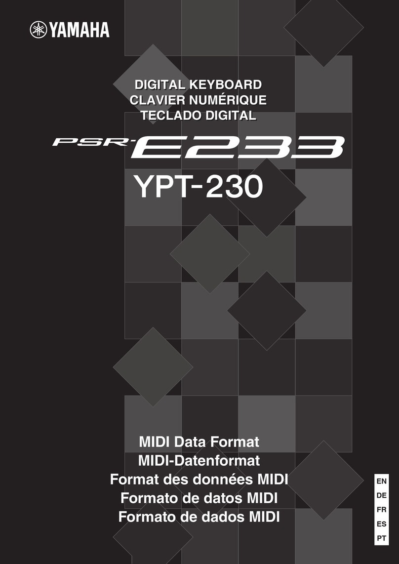 Yamaha PSR-E233 Mode d’emploi