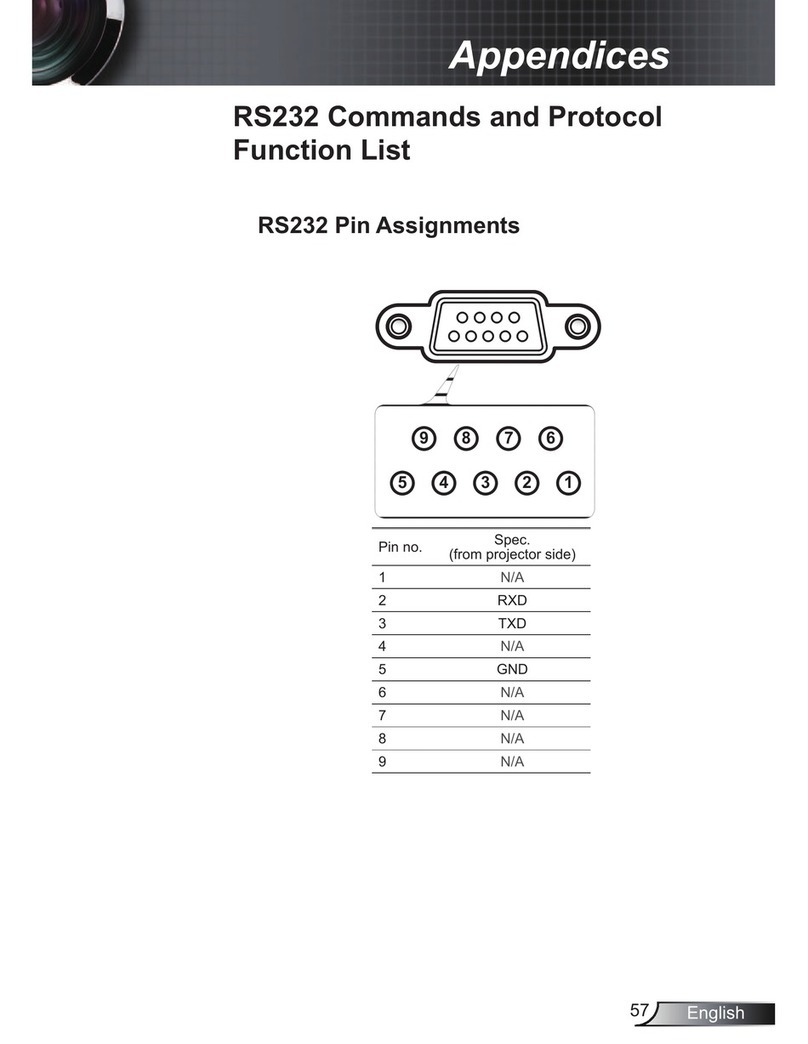 Optoma TX542 Manuel d'installation