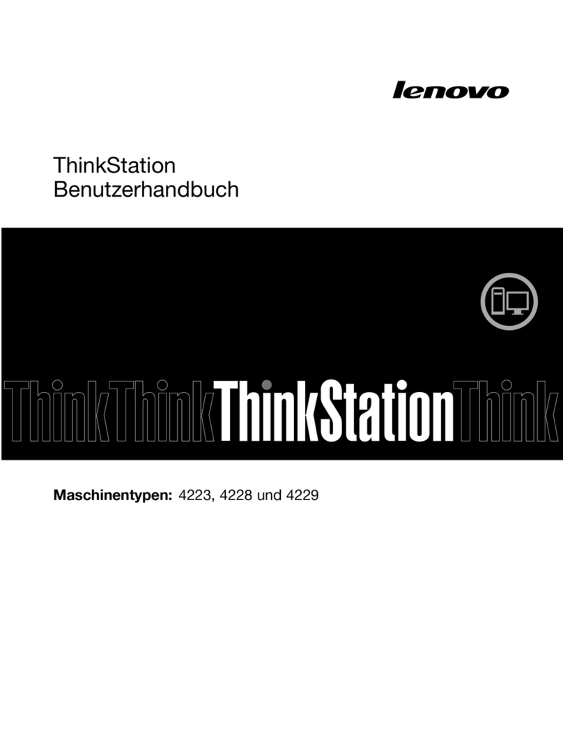 Lenovo ThinkStation D30 Instructions d'utilisation