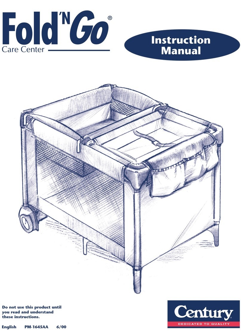 Century Fold n Go Manuel utilisateur