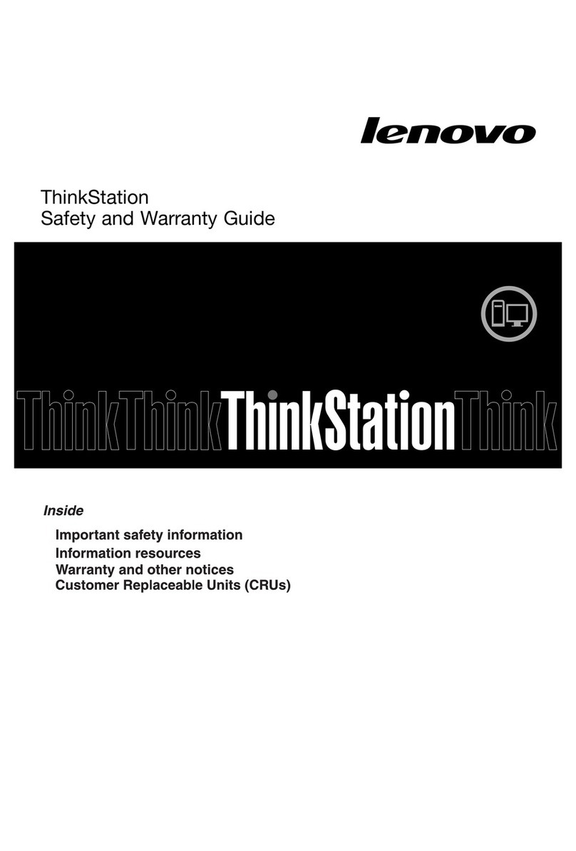 Lenovo ThinkStation D20 Manuel utilisateur