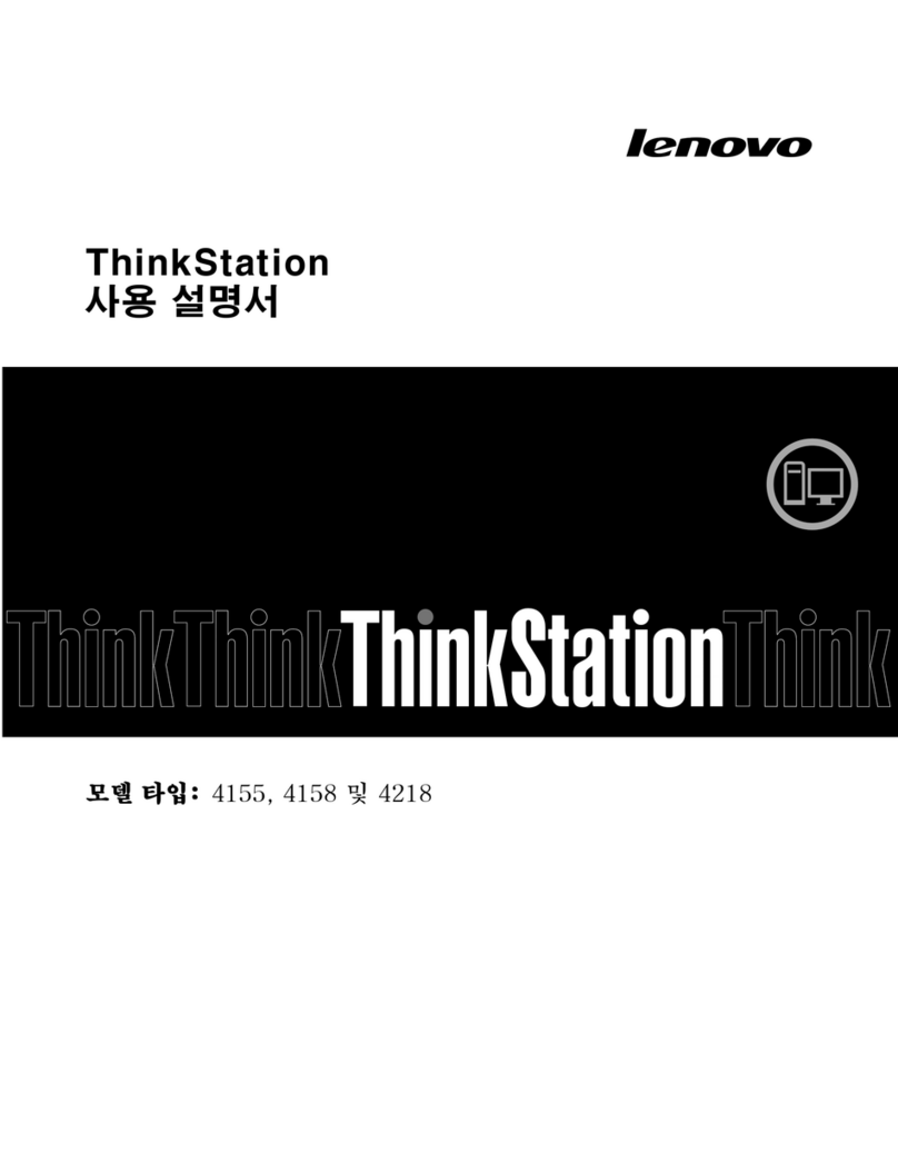 Lenovo ThinkStation D20 Manuel utilisateur