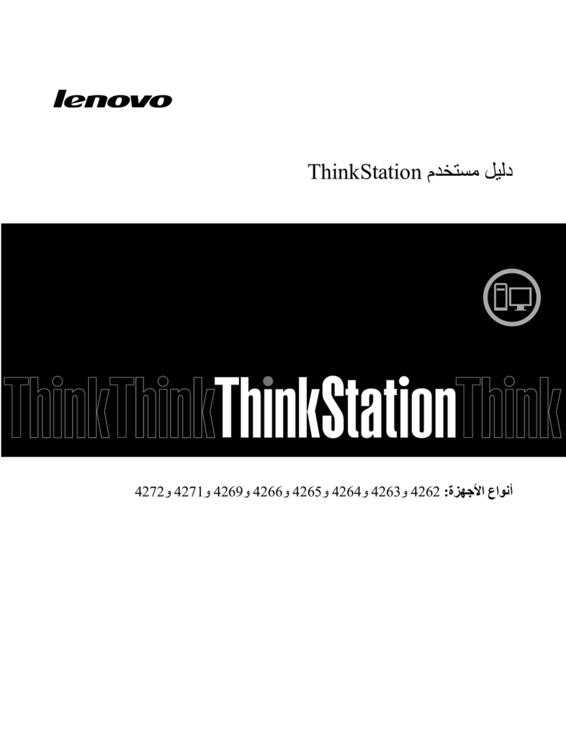 Lenovo ThinkStation C20 Manuel utilisateur