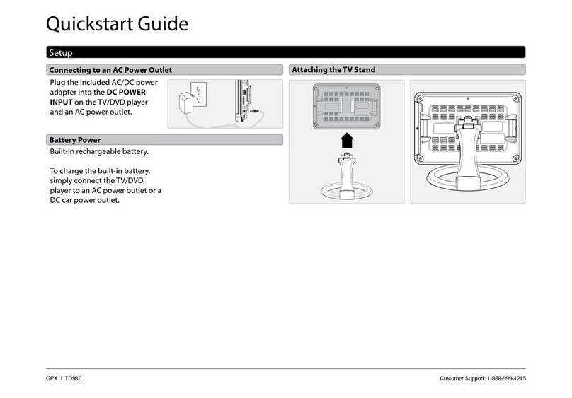 GPX TD930 Manuel utilisateur