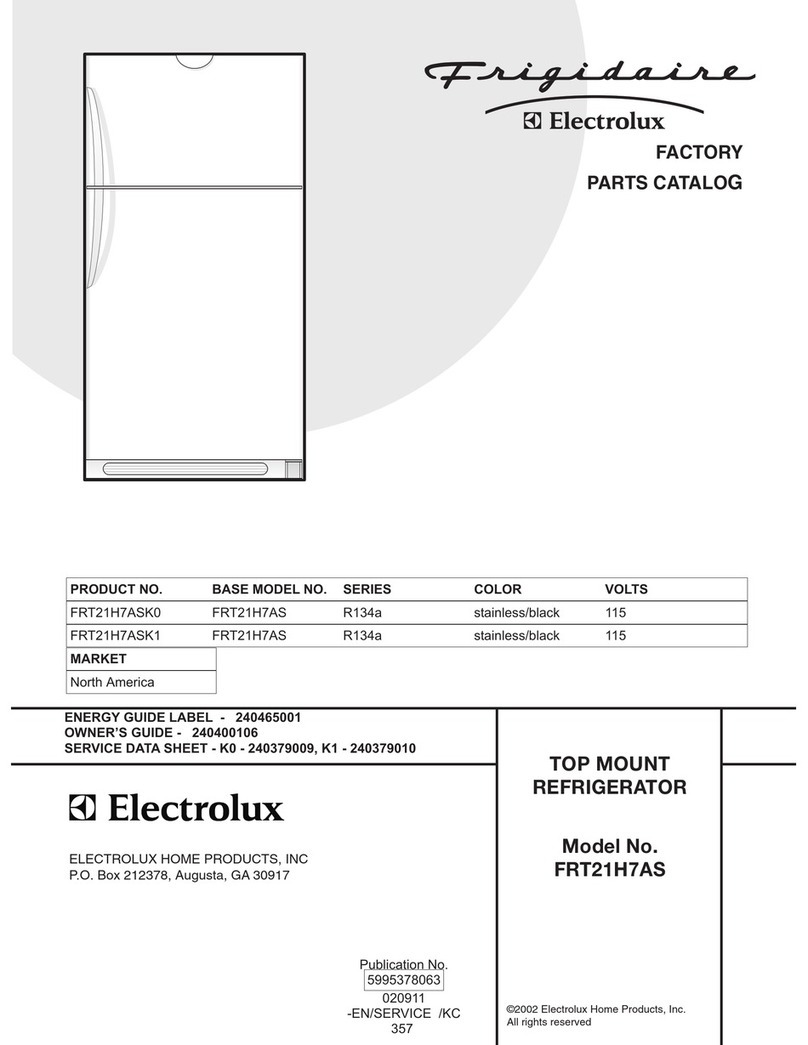 Frigidaire FRT21H7AS Manuel utilisateur