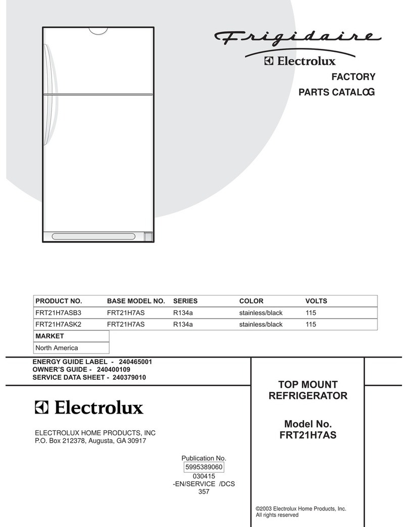 Frigidaire FRT21H7AS Manuel utilisateur