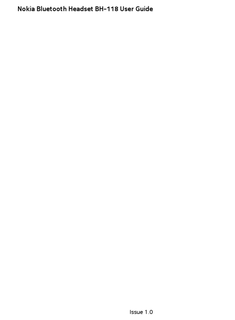 Nokia BH-118 Manuel utilisateur