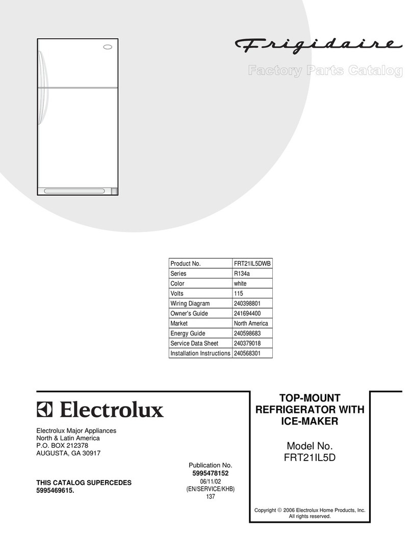 Frigidaire FRT21IL5D Manuel utilisateur