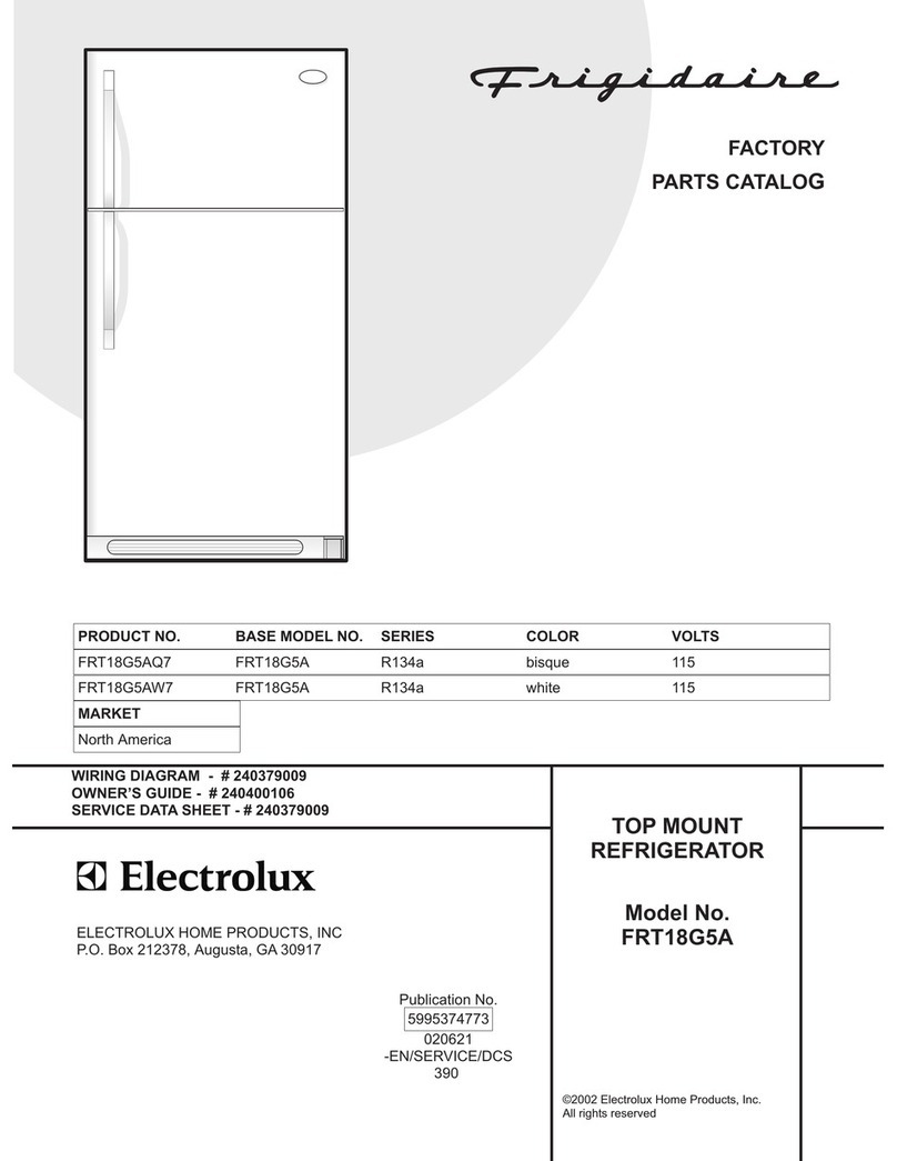 Frigidaire FRT18G5A Manuel utilisateur