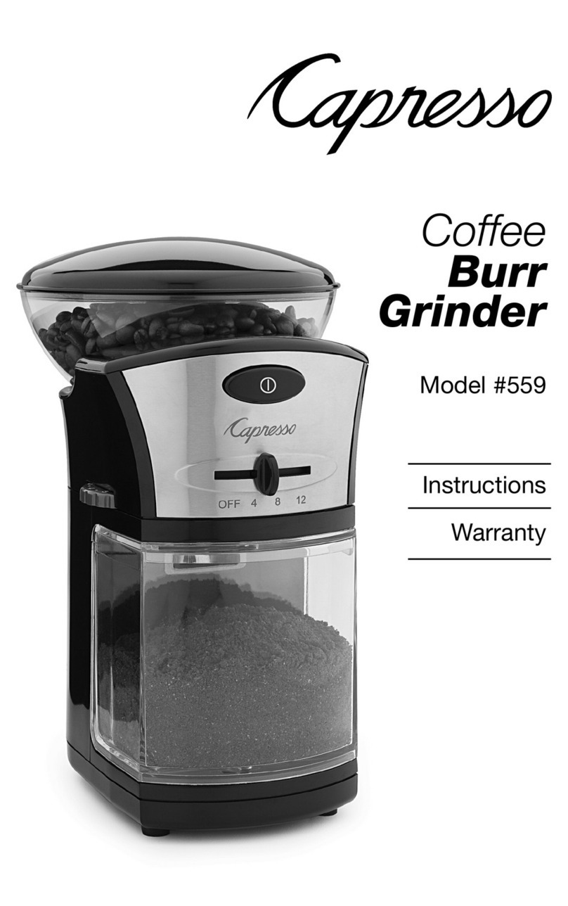 Capresso 559 Manuel utilisateur