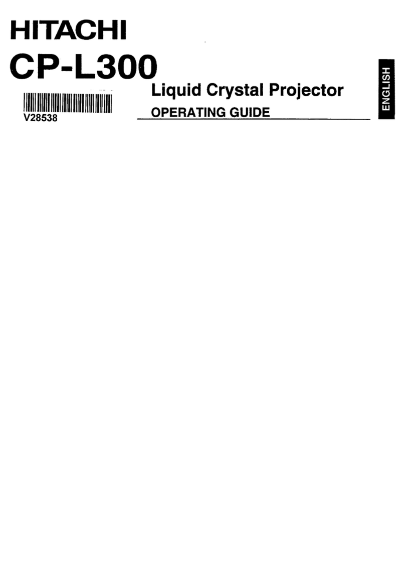 Hitachi CP-L300 Manuel utilisateur