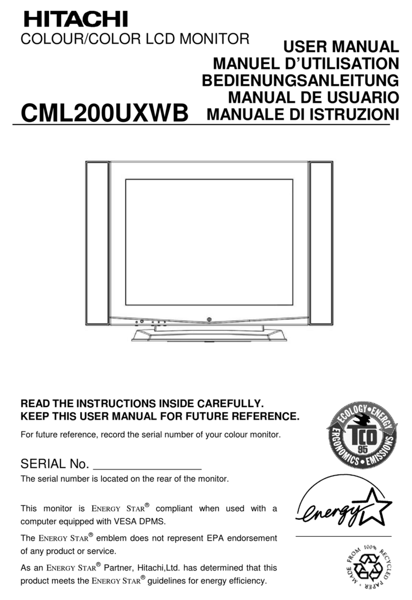 Hitachi CML200UXWB Manuel utilisateur