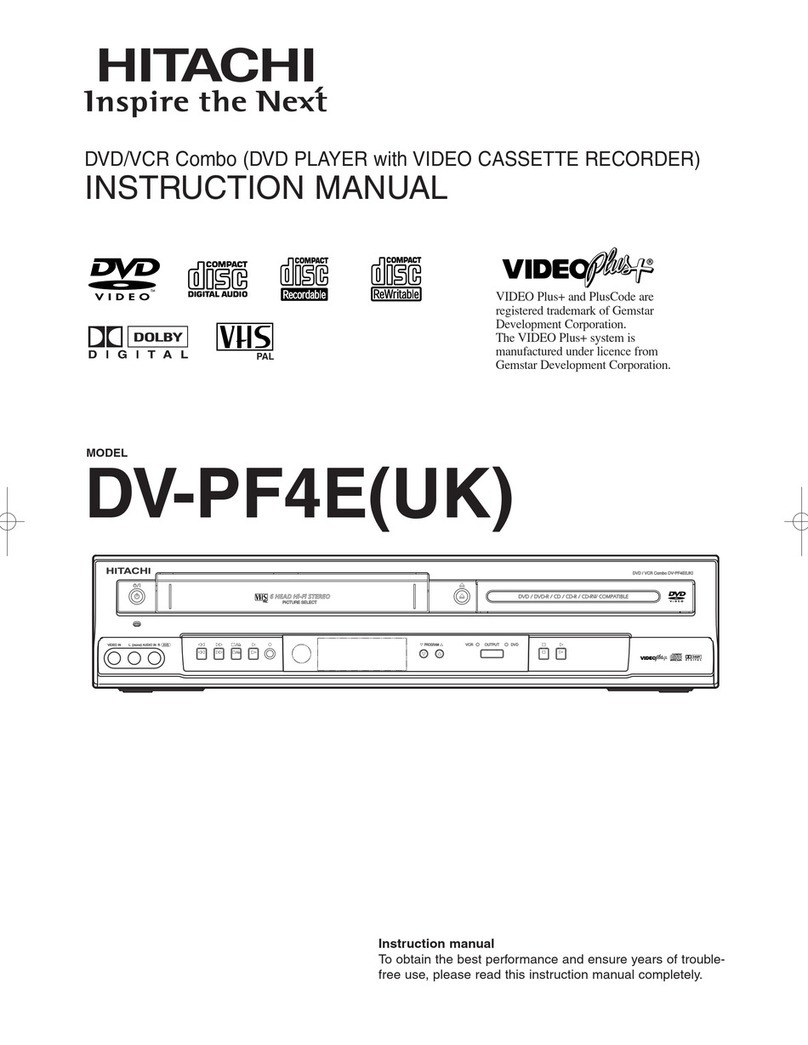 Hitachi DV-PF4EUK Manuel utilisateur