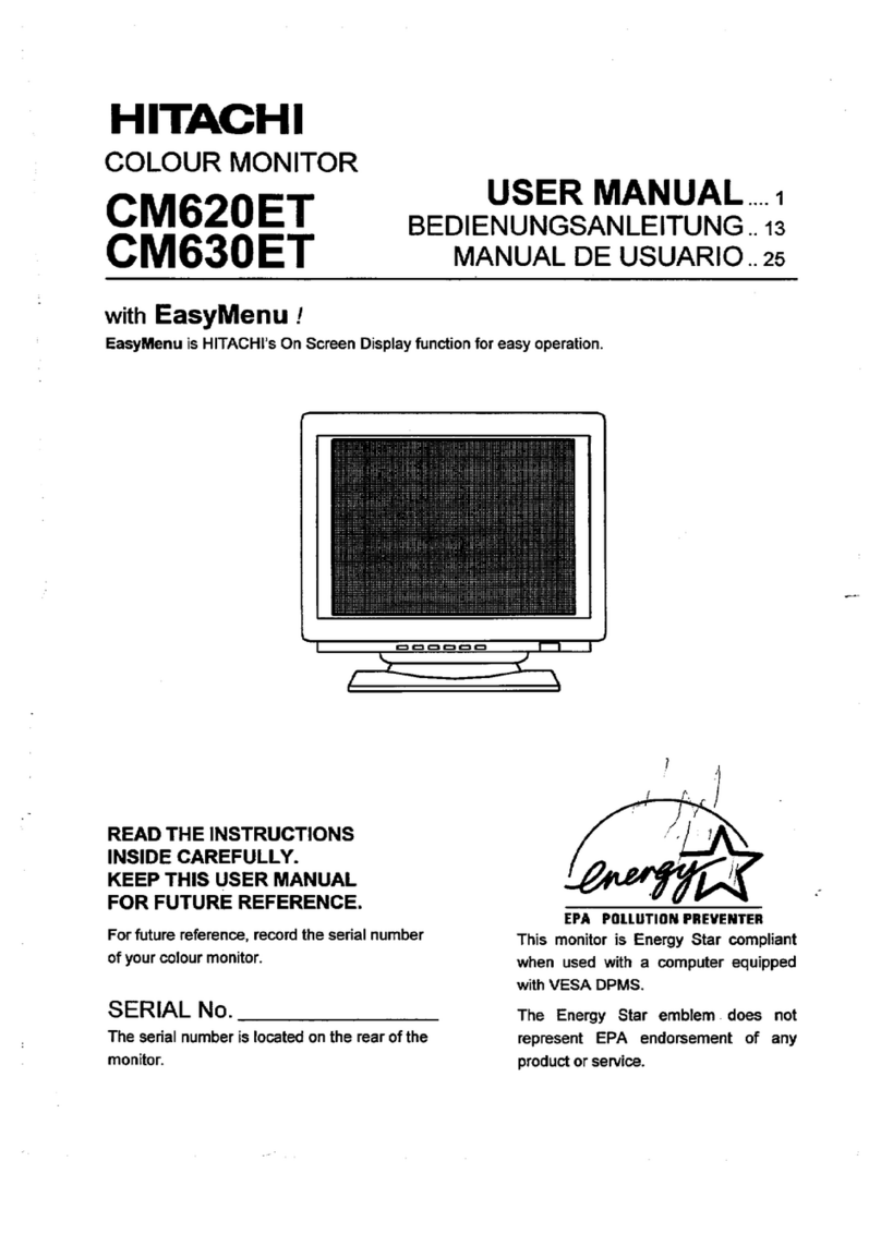 Hitachi CM630ET Manuel utilisateur