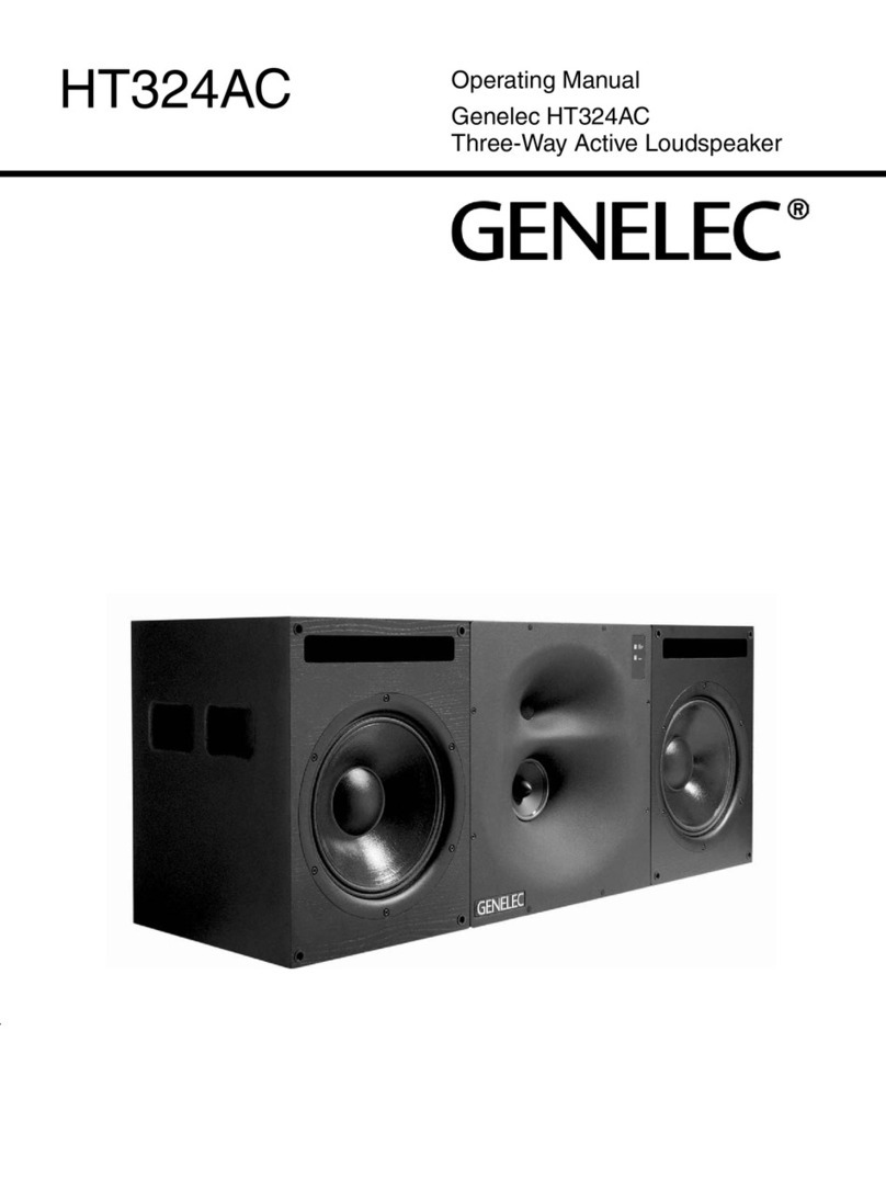 Genelec HT324AC Manuel utilisateur