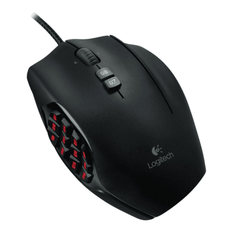 Logitech G600 Manuel utilisateur Logitech G600 Manuel utilisateur