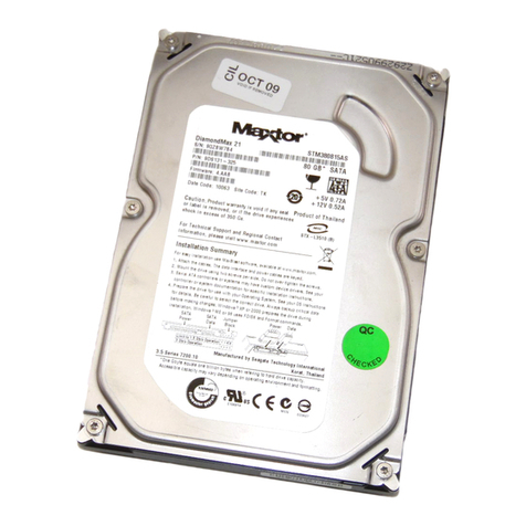 Maxtor DiamondMax 21 Manuel utilisateur