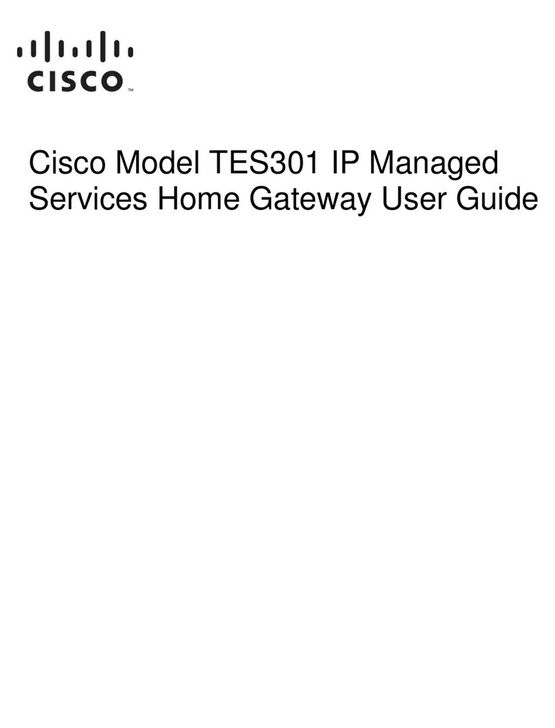 Cisco TES301 Manuel utilisateur