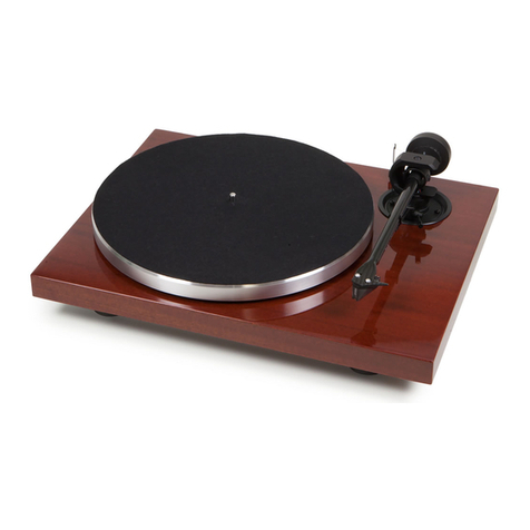 Pro-Ject Audio Systems 1 Xpression Classic Manuel utilisateur