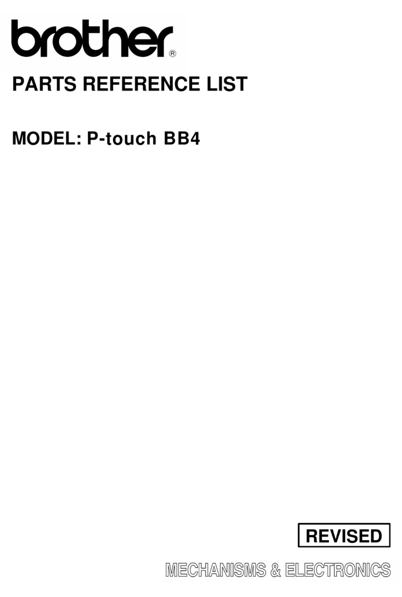 Brother P-touch BB4 Manuel utilisateur