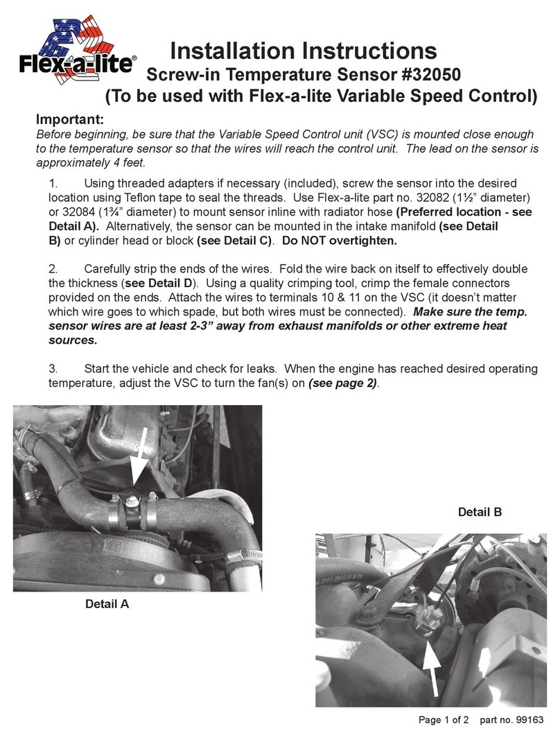 Flex-a-Lite 32050 Manuel utilisateur Flex-a-Lite 32050 Manuel utilisateur