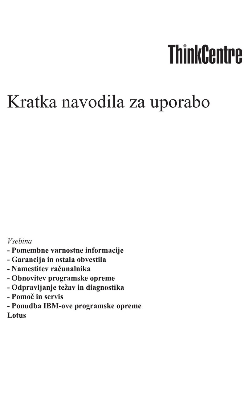 Lenovo ThinkCentre A52 Mode d’emploi