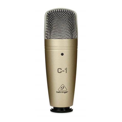 Behringer C-1 Manuel utilisateur
