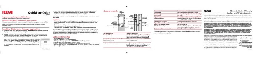 RCA VR5340 Manuel utilisateur
