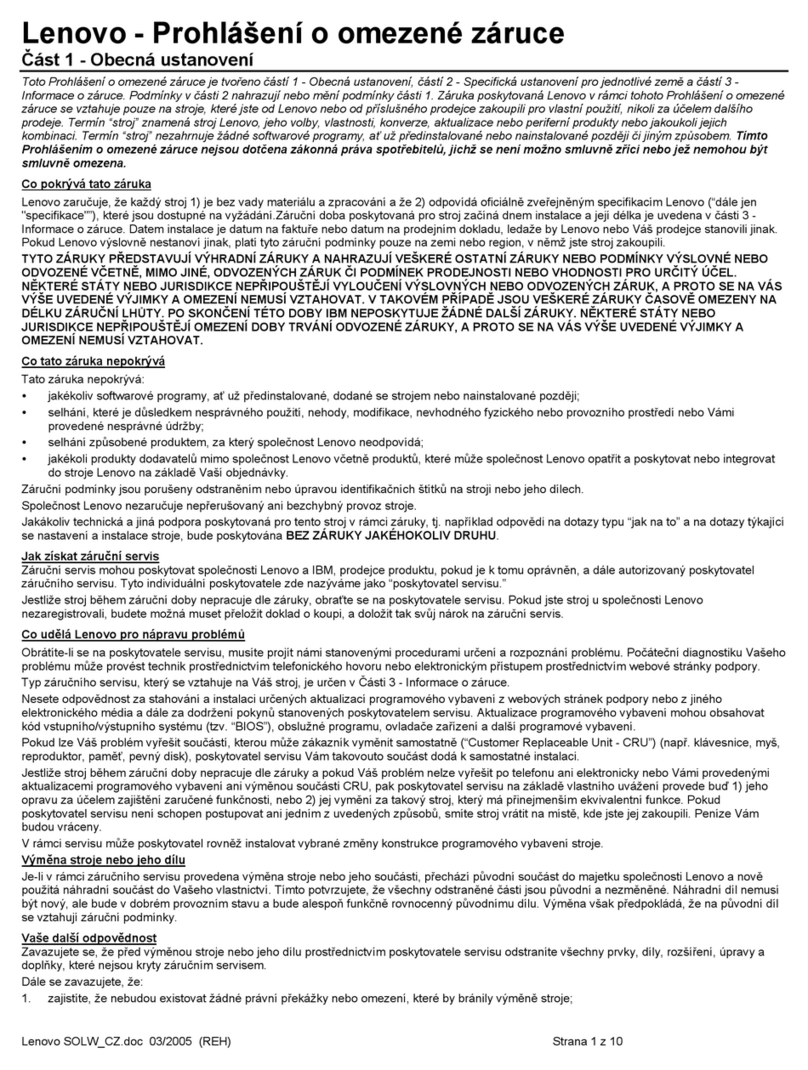 Lenovo ThinkCentre M50e Manuel utilisateur