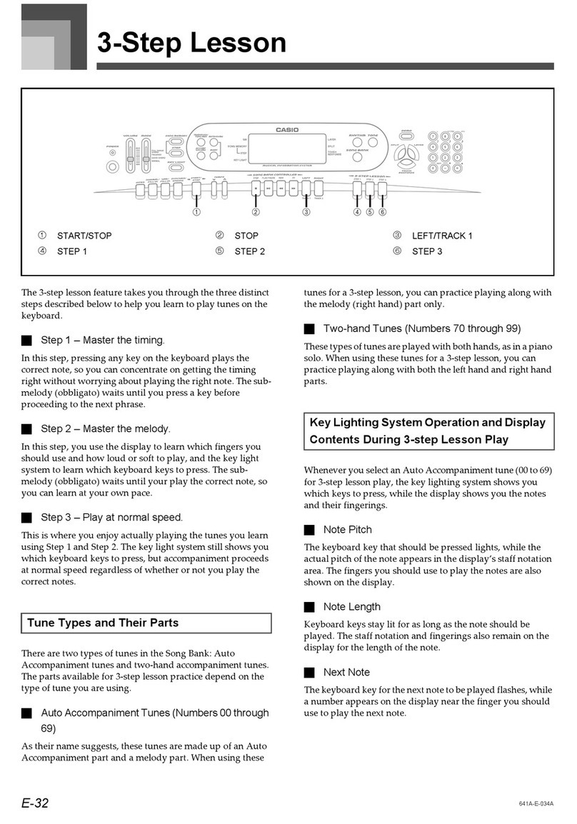 Casio LK-73 Manuel utilisateur